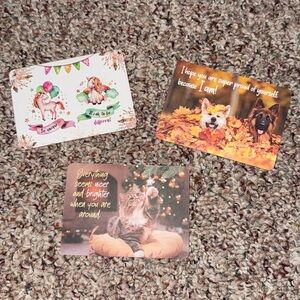3 PACK Cute Meaningful Cards!